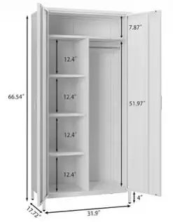 brand new heavy duty large tall metal wardrobe in Bookcases & Shelving Units in Markham / York Region - Image 6