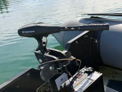 Selling a Bombard Typhoon 360 ALU inflatable boat with Minn Kota Endura electric trolling motor. App...
