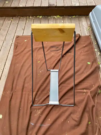 New Vintage Looking Outboard Motor Stand This is a new vintage looking steel high quality handcrafte...