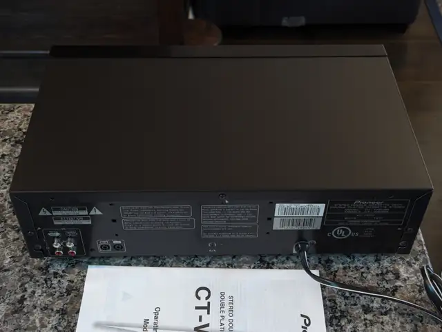 Mint Pioneer CT-W208R Double Cassette Deck Auto Reverse + Manual in Stereo Systems & Home Theatre in Markham / York Region - Image 10