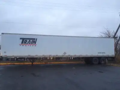 LOCATION REMORQUE VAN 53' FERMÉE. (drybox, dry-van, semiremorque) Besoin de transport ou d'entreposa...