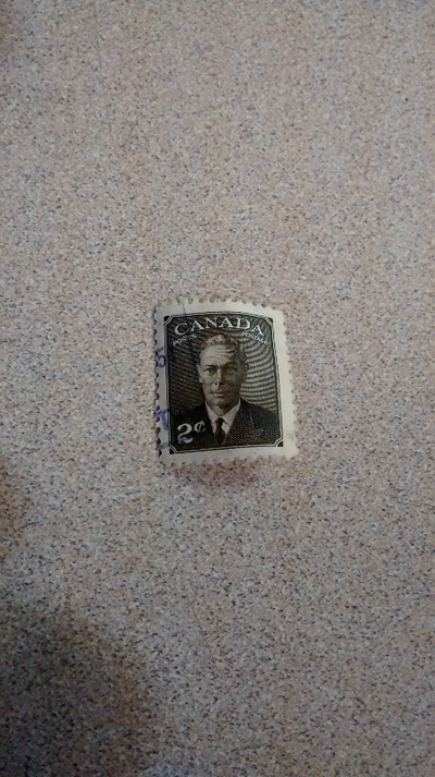 Vintage King George VI 2 cent 1951 Canadian Stamp Used $5, View more
