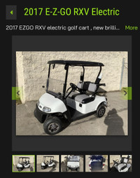 Used Golf Cart gas and electric