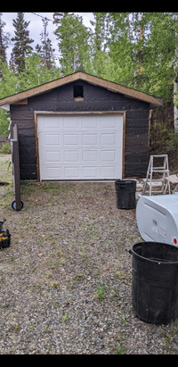9 x 7 Garage Door + Opener and Mounting Hardware