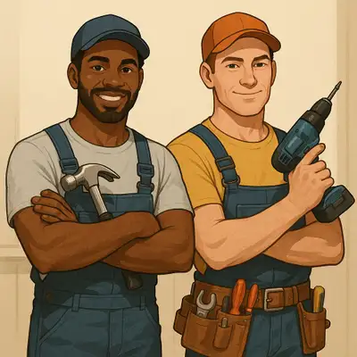 Deux Hommes à Tout Faire À votre service pour tous vos travaux ! Nos spécialités : • Démolition • Mu...