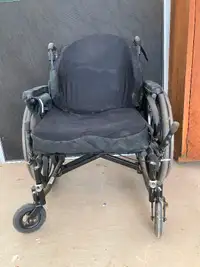 Wheelchair with Roho cushion