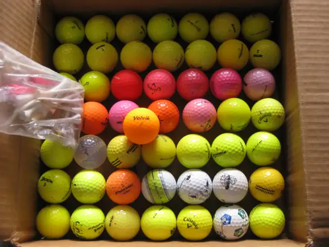 50 EXPERIENCED COLORED GOLF BALLS IN EXCELLENT CONDITION in Golf in Mississauga / Peel Region - Image 3