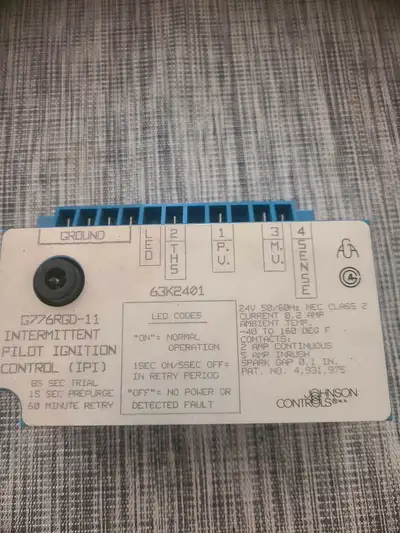 Johnson G776RGD-11 Intermittent Pilot Ignition Control Module, View more