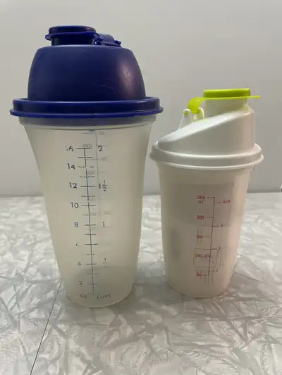 Two Shaker Bottles for Gravies - Protein Shakes - Dressings, View more