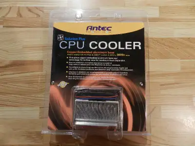 Brand New Antec CPU Cooler, Intel Socket 370, FC-PGA and AMD, View more