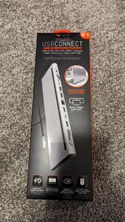 Helix 12 in 1 USB C dock - Brand New in Box - Retails for $130, View more