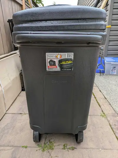 Starting to plan your spring cleanup? This Scepter Tough Stuff 133L wheeled garbage bin is a great o...