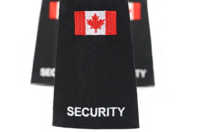 Long Lasting Security Epaulettes w/Canadian Flag dans Hommes  à Région de Mississauga/Peel - Image 3