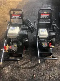 Industrial cold water pressure washers with honda engines