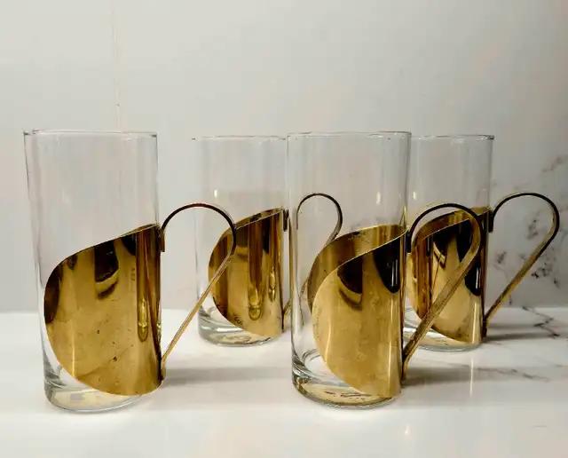 Set of 4 Vintage Danish Scanmalay Hot Toddy glasses63347538862721122