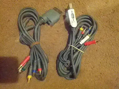 $10 X-BOX360 AV COMPONENT HD CABLE., View more
