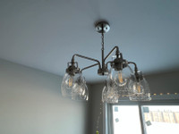 Silver light fixtures package