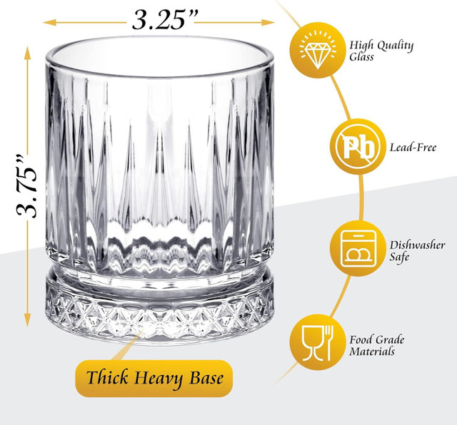 Whiskey glasses, set of 2 in a gift box in Kitchen & Dining Wares in Oakville / Halton Region - Image 2