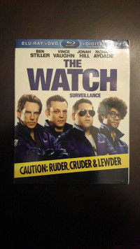 Brand new sealed The Watch surveillance Movie Blu-ray + DVD copy