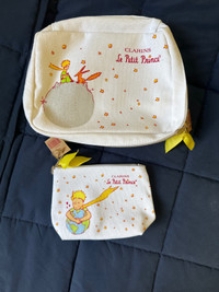 Brand New Clarins x Le Petit Prince Little Prince Cosmetic Bags 