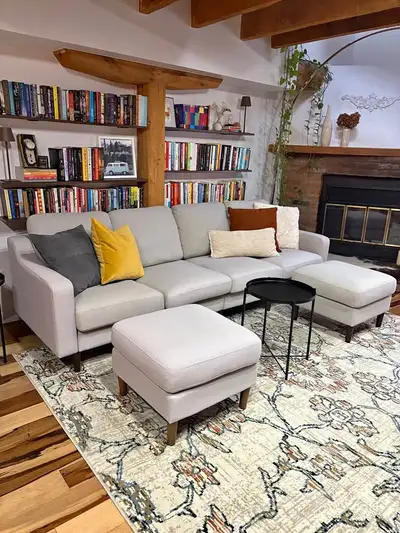 Grey 4 seater sofa new, View more