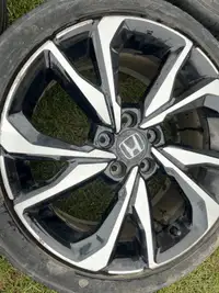 Honda civic oem rims with tires 