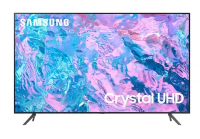 Samsung 65" 4K UHD HDR LED Smart TV UN65CU7000 LINE TV - NO TAX!, View more
