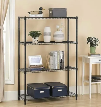 4 Shelf Wire Shelving Metal Large Storage, View more