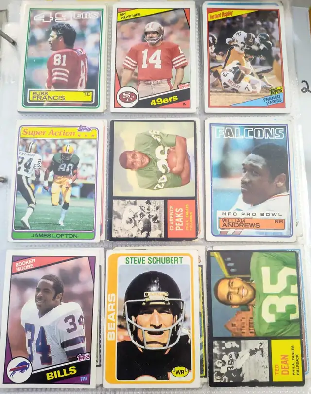 1970's & 1980's Topps NFL football cards- over 145 cards lot #2 in Arts & Collectibles in Hamilton - Image 8