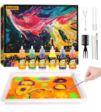 New Water Marbling Paint for Kids - Arts and Crafts for Girls &