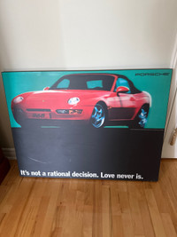 Porsche 968 Convertible  Dealer Poster 1992-1994