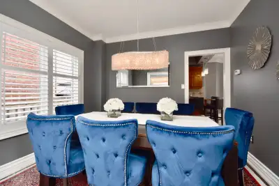 Solid wood dining table, View more