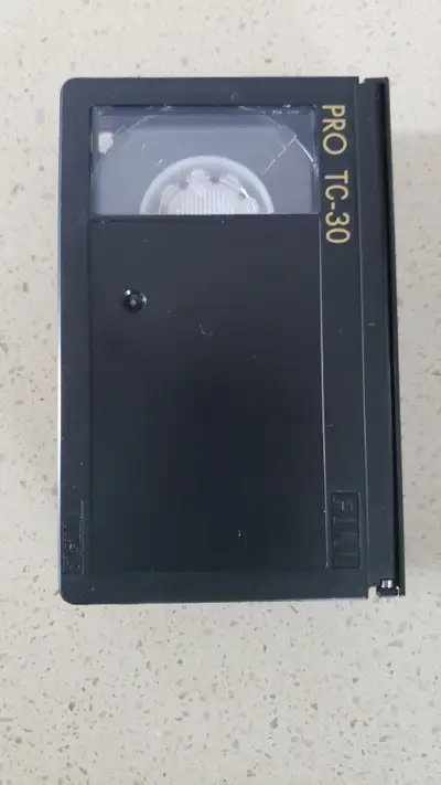 Fujifilm Pro VHS-C Camcorder Video Cassette Tape TC-30, View more