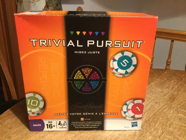 Jeu Misez Juste Trivial Pursuit comme Neuf in Toys & Games in Laval / North Shore - Image 3