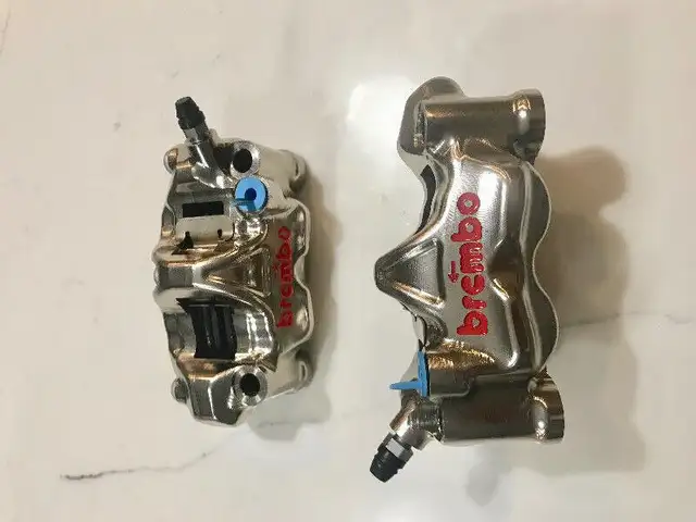 Brembo Race Calipers HP GP4 RX 100mm Radial Billet Nickel Plated in Other in Barrie - Image 9