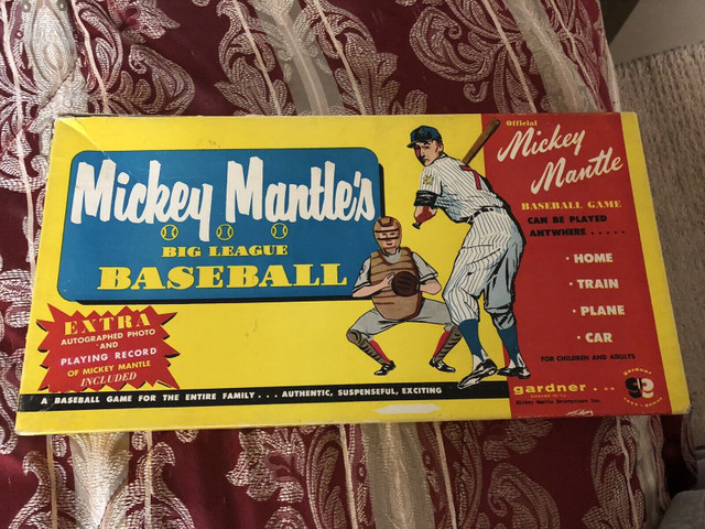 Mickey Mantle’s Big League Baseball Game 1957 in Toys & Games in Winnipeg