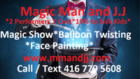 Magic Show Face Painting Balloons 4 Birthday & All Occasion