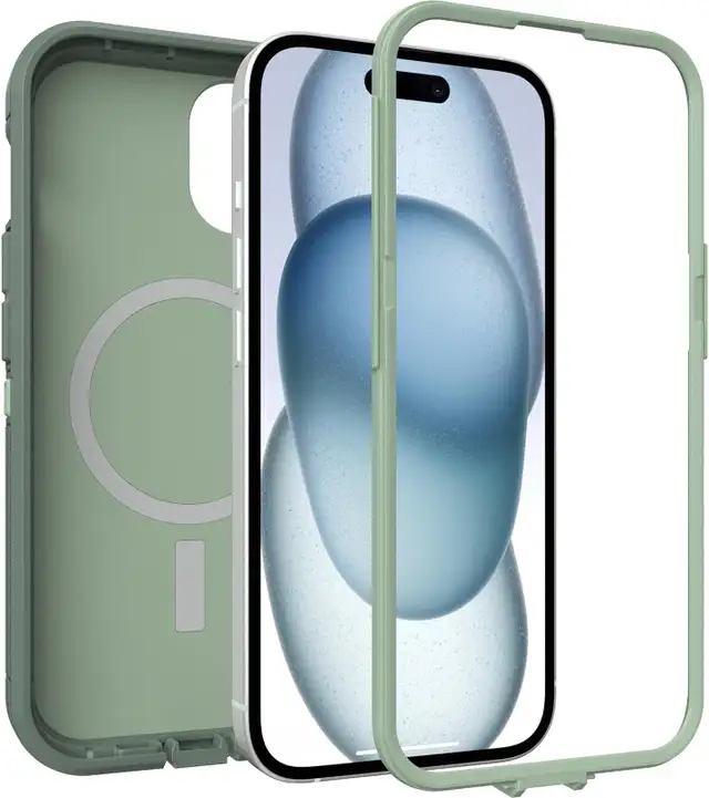 OtterBox iPhone 15/14/13 Defender SeriesXT Case Green screenless in Cell Phone Accessories in City of Toronto - Image 5