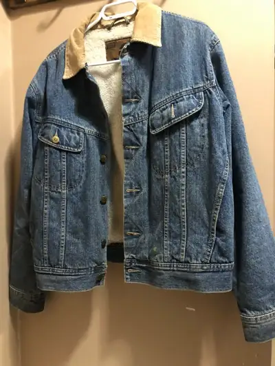 insulated denim jacket, View more