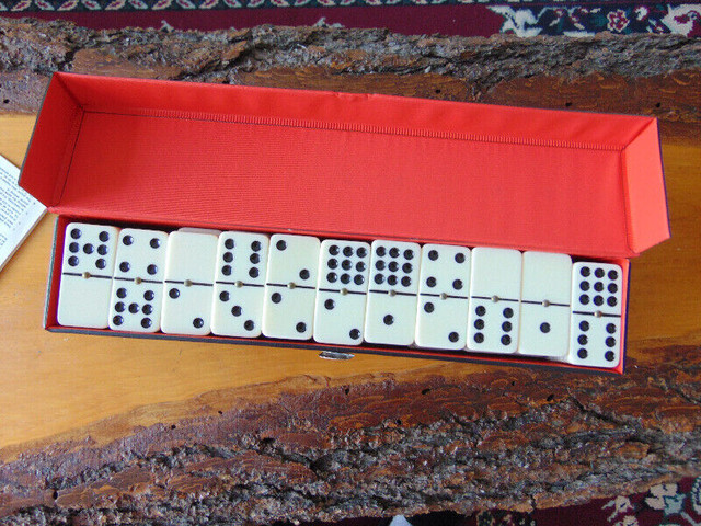 Ivory Dominoes Game Set-Doubler Nine in Toys & Games in Kingston - Image 2