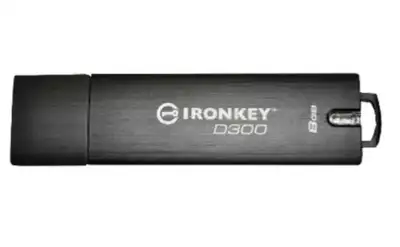 New! Kingston Ironkey D300 Encrypted Flash Drive - 8Gb FACTORY SEALED!!! **FIPS 140-2 Level 3 certif...