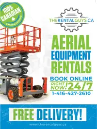 Aerial Scissor Lift Rentals - FREE DELIVERY & PICKUP!