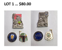 Star Wars & Mandalorian Challenge Coins  & Coin Board for sale