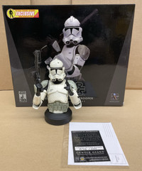 Star Wars Gentle Giant Coruscant Clone Trooper Mini Bust