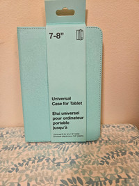 Brand New Universal 7/8 Inch Tablet Case in Teal    $5.00