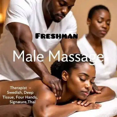 Male massage Therapist at home spa $80 hr, View more