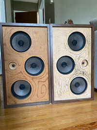 Vintage Tower Speakers - 4-Way Sound Excellence