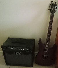 Guitare + Amplificateur à vendre, $50