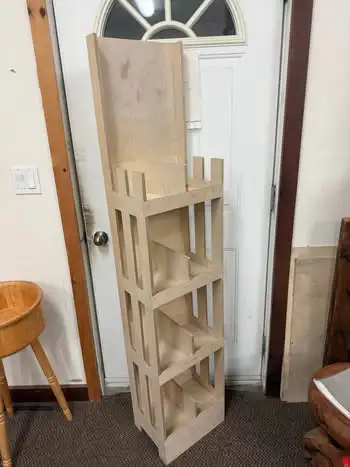 Tall Wooden Retail Display Rack•8 Compartments•Solid Plywood, View more