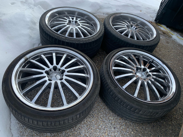 19” inch  5 bolt  rims/tires   in Tires & Rims in Medicine Hat